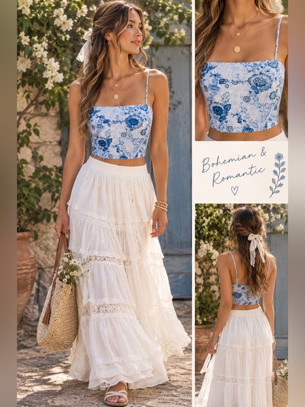 Heartsoul women’s Sweetheart-neckline / square-neck crop top with delicate spagh
